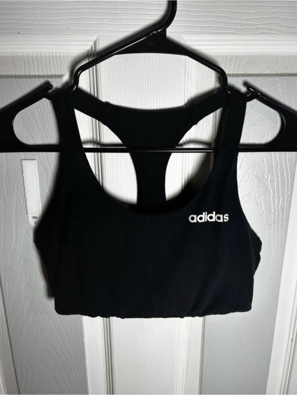 adidas Women's Black Racerback Sports Bra